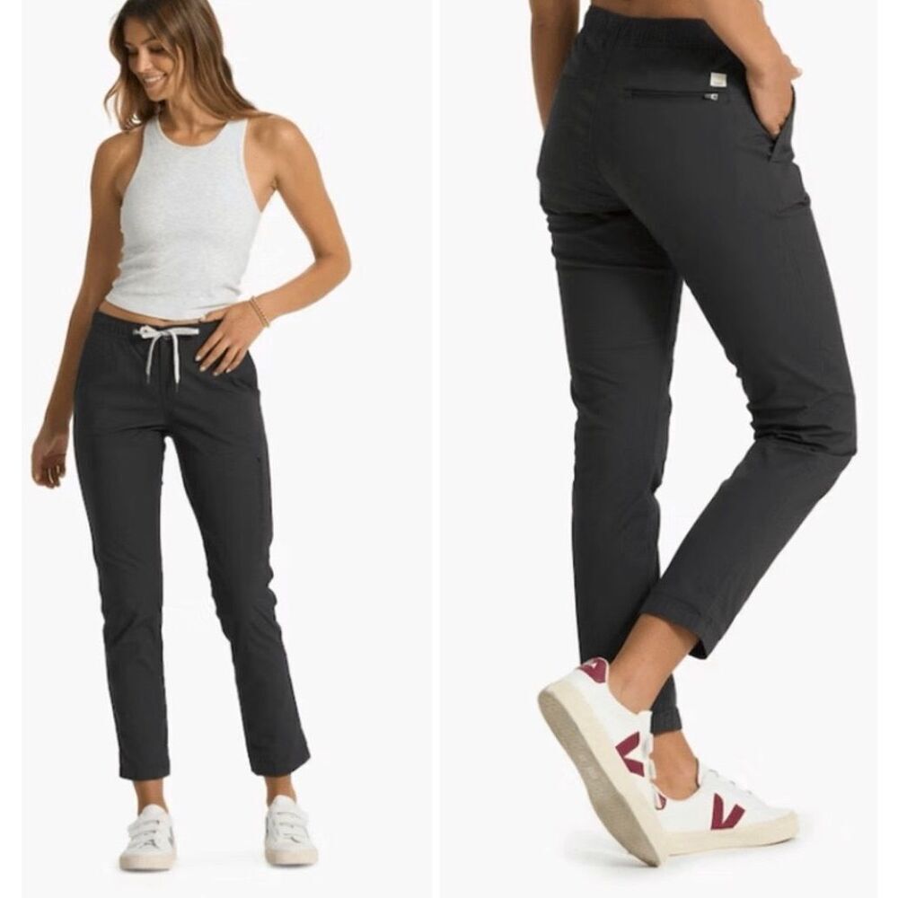 Vuori Ripstop ANKLE gray UTILITY crop PANTS women’s sz S